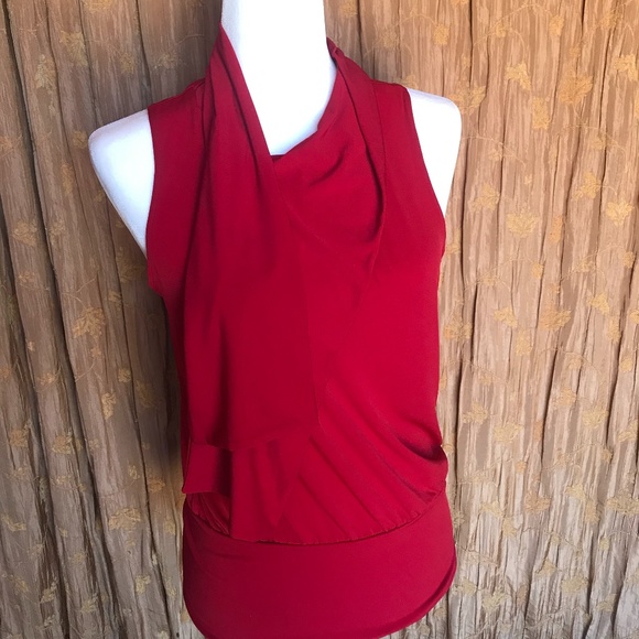 Express Tops - EXPRESS RED HOT BLOUSE SIZE S